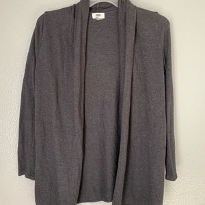 Long grey cardigan